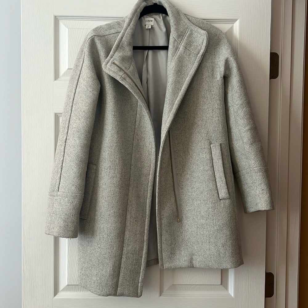 J crew toscana coat size 6